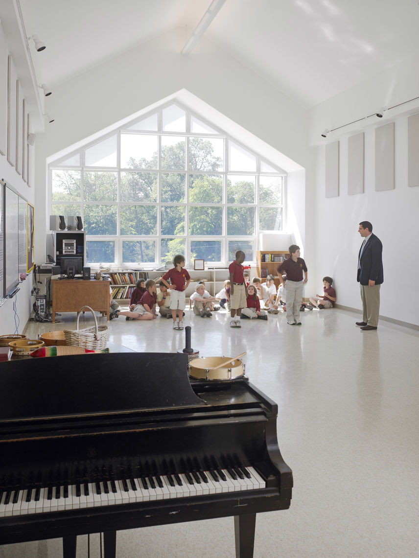 Haverford Lower School: Haverford Lower School, Location: Haverford, PA, Architect: Wallace Roberts & Todd. This is the description of this image.