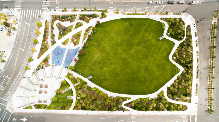 Mariposa Park Aerial