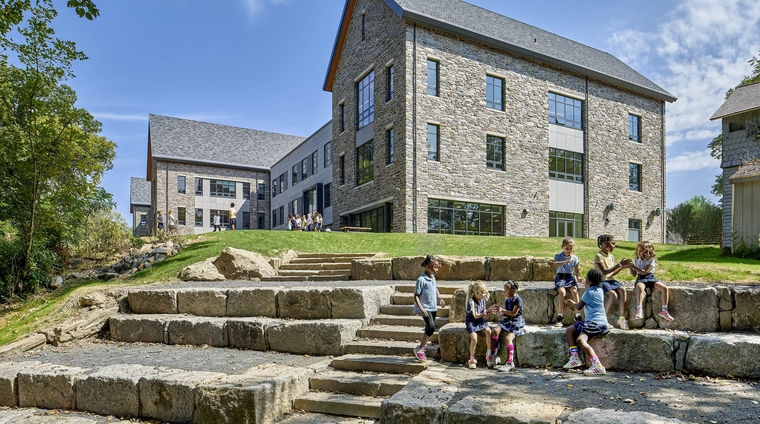 SCH Lower School Exterior steps