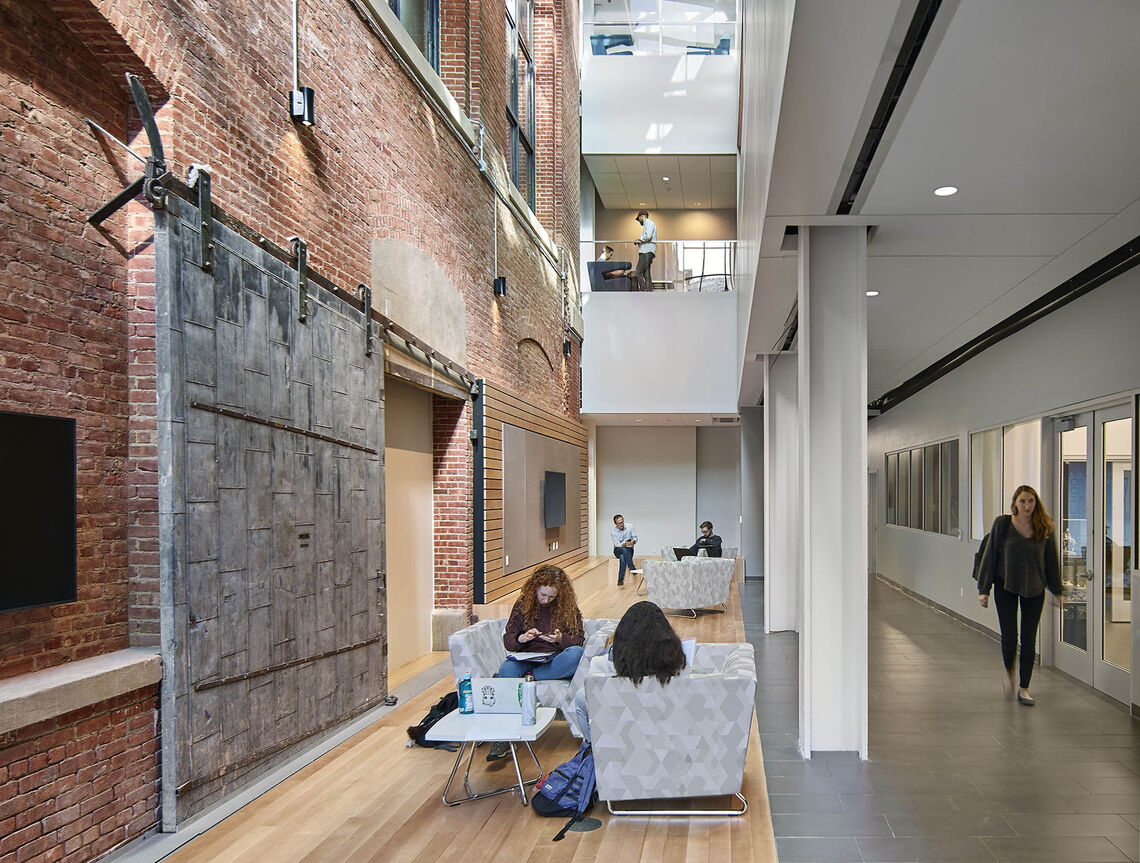 stevens interior atrium study view