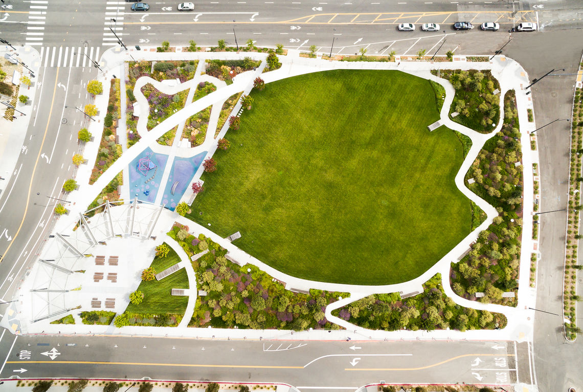 Mariposa Park Aerial