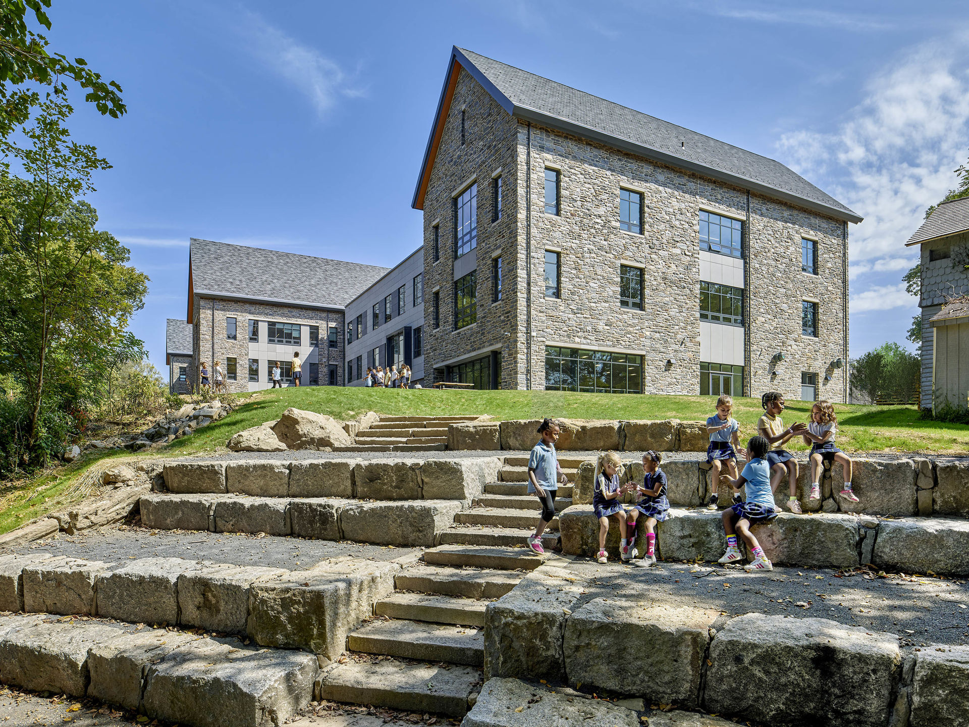 SCH Lower School Exterior steps