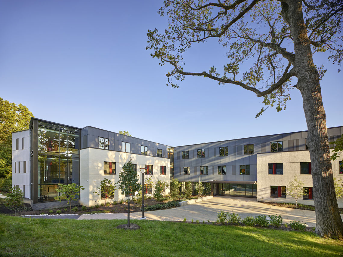 Cabrini res hall exterior day