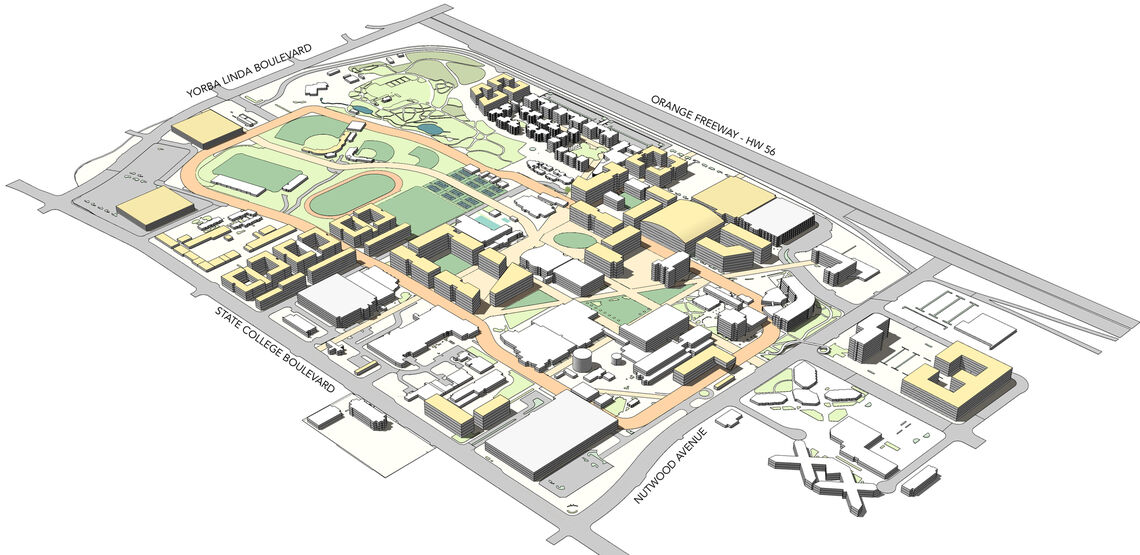 birds eye view masterplan